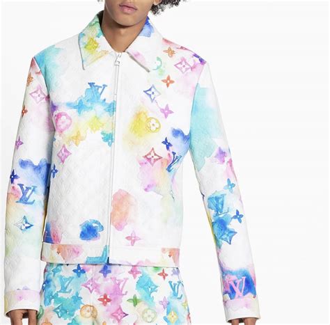 louis vuitton watercolor windbreaker|lv windbreaker monogram.